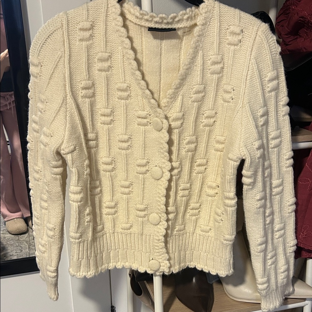 Vici Cream Knit Cardigan